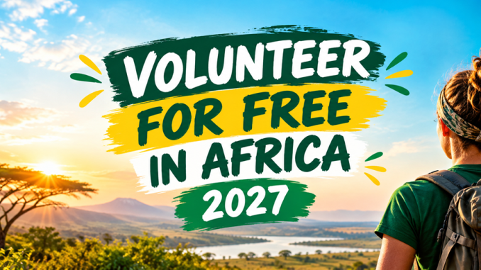 Volunteer for Free in Africa